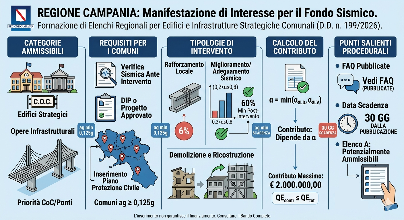riepilogo grafico dei contenuti della manifestazione d'interesse