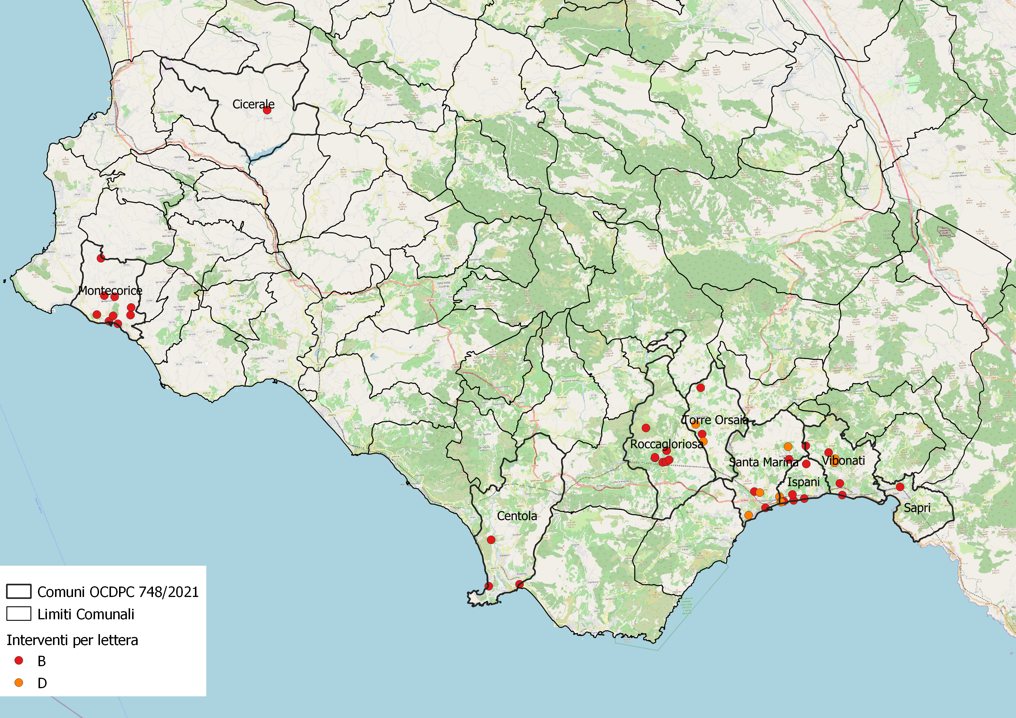 Carta integrazione e rimodulazione territoriali