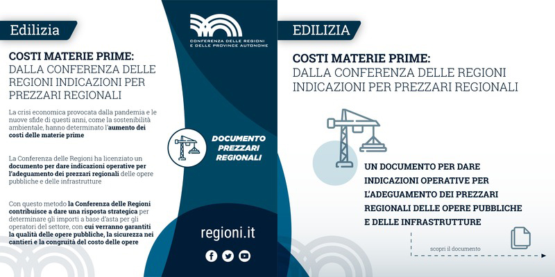 Card Prezzario regionale