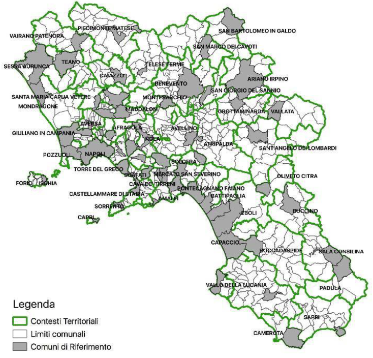 Mappa dei contesti territoriali