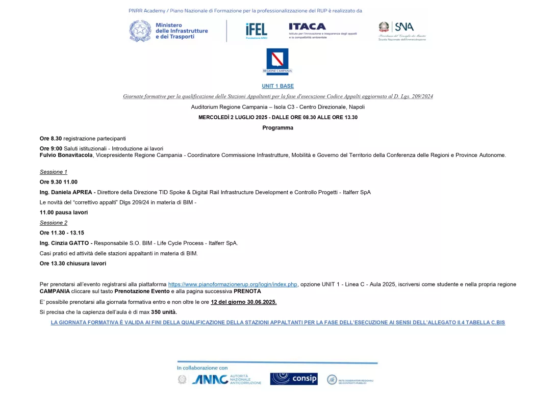 Locandina evento in aula
